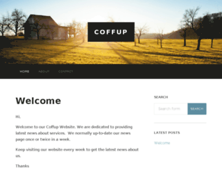 coffup.com.au screenshot