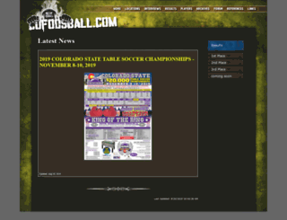 cofoosball.com screenshot