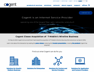 cogentco.com screenshot