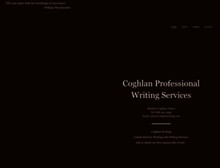 coghlanwriting.com screenshot