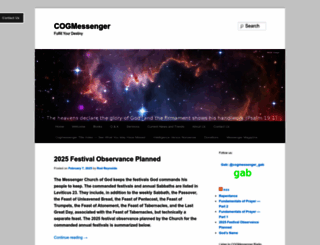 cogmessenger.org screenshot