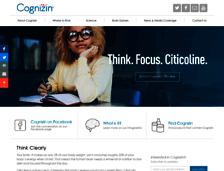 cognizin.com screenshot