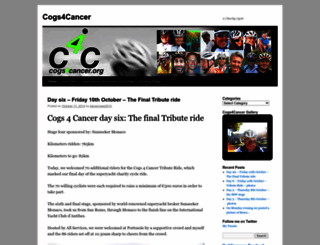 cogs4cancer.wordpress.com screenshot
