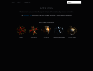 coh2index.com screenshot