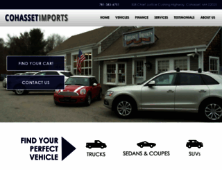 cohassetimports.com screenshot