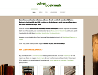 cohenboekwerk.nl screenshot