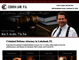 cohenlaw7.com screenshot