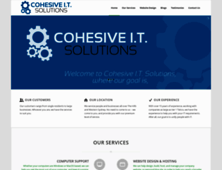 cohesiveit.com.au screenshot