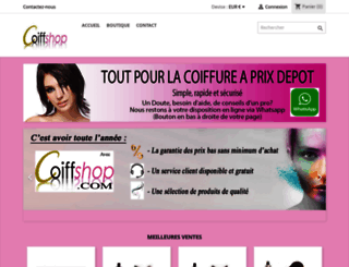 coiffshop.com screenshot
