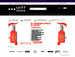 coiffstore.fr screenshot
