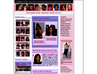 coiffures-afro.com screenshot