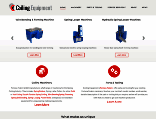 coilingequipment.com screenshot