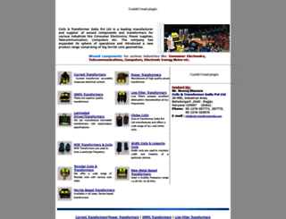 coils-transformerindia.com screenshot