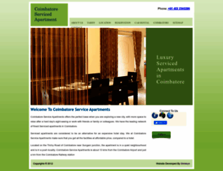 coimbatoreservicedapartment.com screenshot