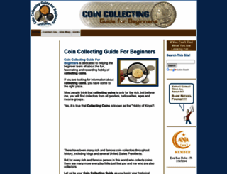 coin-collecting-guide-for-beginners.com screenshot
