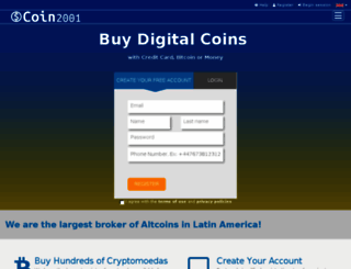 coin2001.com screenshot