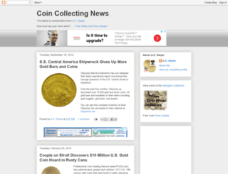 coincollectingnews.blogspot.com screenshot