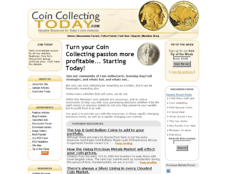 coincollectingtoday.com screenshot