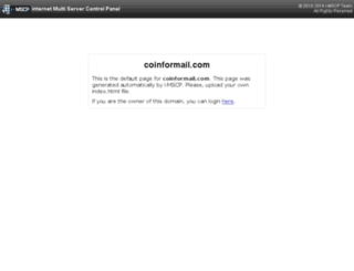 coinformail.com screenshot