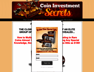 coininvestmentsecrets.com screenshot