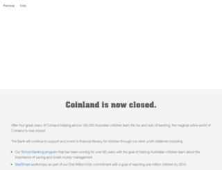 coinland.com.au screenshot