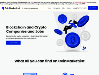 coinmarketlist.co screenshot