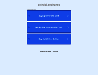 coinobit.exchange screenshot