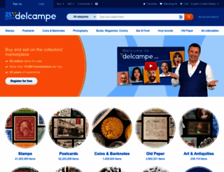 coins.delcampe.de screenshot