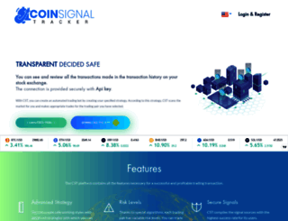 coinsignaltracker.com screenshot