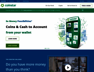coinstar.com screenshot
