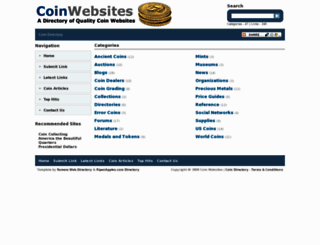 coinwebsites.com screenshot