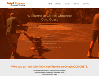 cojackconcrete.com.au screenshot