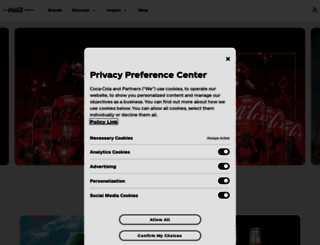 coke.com screenshot