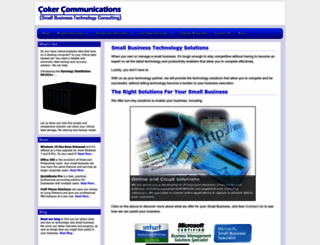cokercommunications.com screenshot