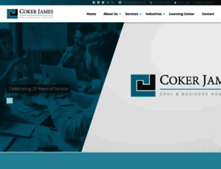 cokerjames.com screenshot