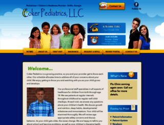 cokerpediatrics.com screenshot