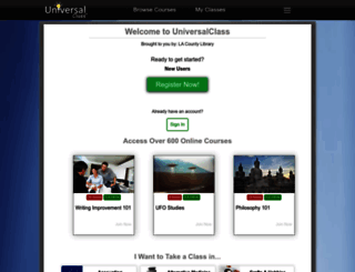 colapublib.universalclass.com screenshot