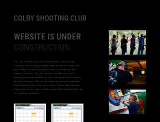 colbyshootingclub.com screenshot