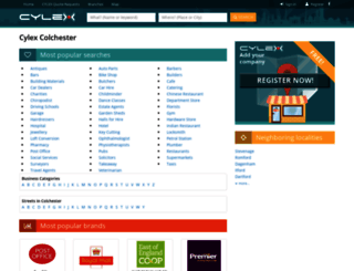 colchester.cylex-uk.co.uk screenshot
