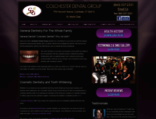colchesterdentalgroup.com screenshot