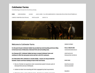 colchesterfarms.com screenshot