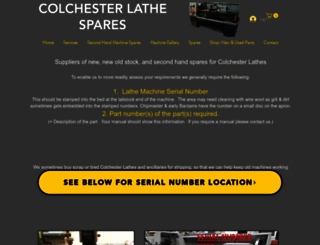 colchesterspares.com screenshot