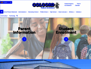 colcordschools.com screenshot