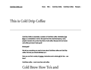 cold-drip-coffee.com screenshot
