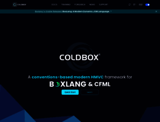 coldboxframework.com screenshot