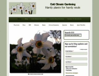 coldclimategardening.com screenshot