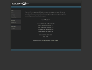 coldfront.net screenshot