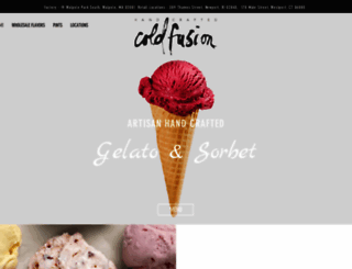 coldfusiongelato.com screenshot