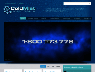 coldmistcooling.com.au screenshot