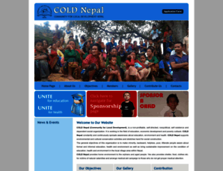 coldnepal.org screenshot